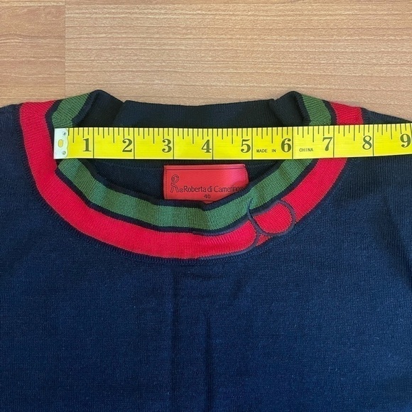 ROBERTA di CAMERINO black longsleeve sweater - Picture 8 of 12